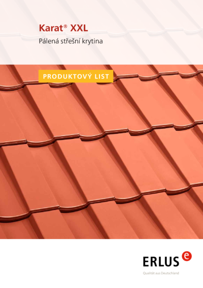 Produktový list Erlus Karat® XXL